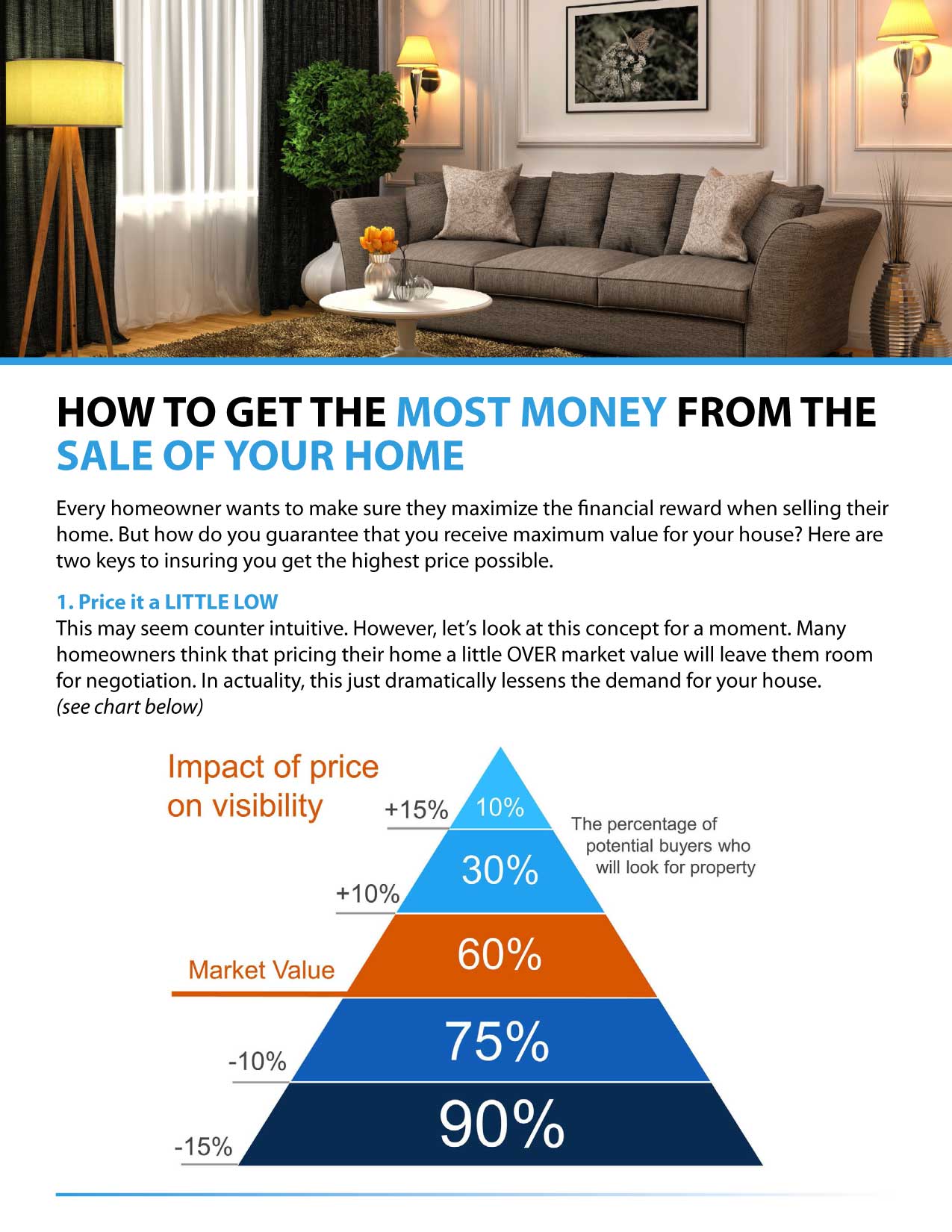 HOW TO GET THE MOST MONEY FROM THE SALE OF YOUR HOME